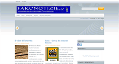 Desktop Screenshot of faronotizie.it