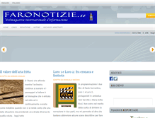 Tablet Screenshot of faronotizie.it